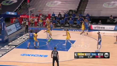 【NBA录像回放 原声】勇士vs独行侠第4节英文原声回放