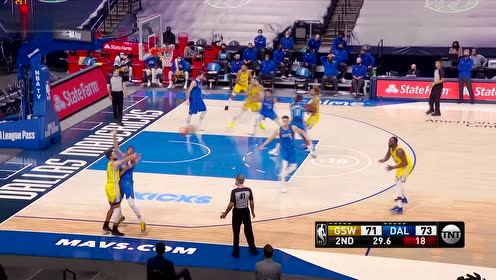 【NBA集锦】勇士127-116独行侠 乌布雷40分生涯新高勇士30分狂胜