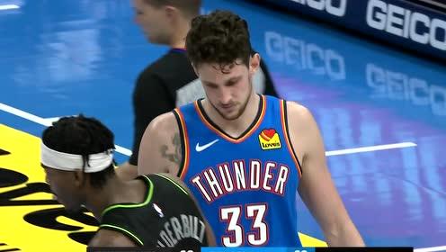 【NBA集锦】森林狼vs雷霆 第3节英文原声回放