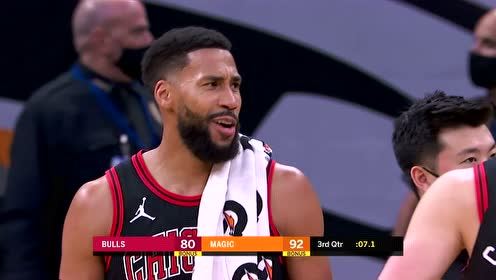 【NBA录像回放 国语】公牛vs魔术第3节中文解说回放