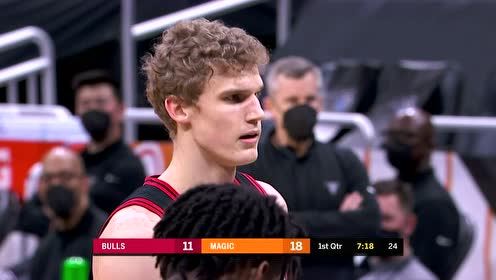 【NBA集锦】转身后仰鹞子翻身 马尔卡宁后仰中投打成2+1