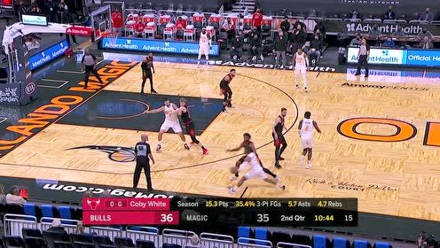 【NBA集锦】怀特三分甩狙正中靶心 武切维奇内线勾手强势还击