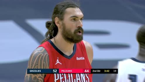 【NBA集锦】经验太丰富了 亚当斯大帽＋妙传令人头皮发麻