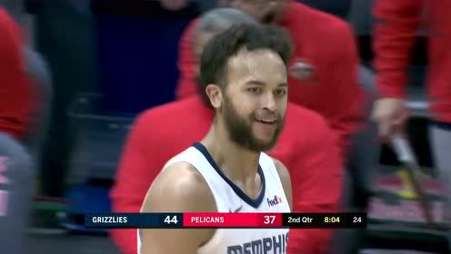 【NBA集锦】真的好像在过清晨的马路 安德森慢慢悠悠连中两元