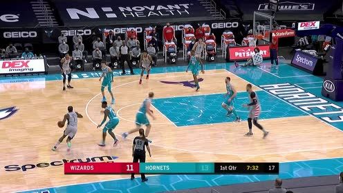 【NBA集锦】威少破阵摧坚回头望月 海沃德接球三分一箭穿心