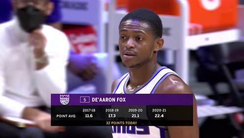 【NBA录像回放 原声】NBA常规赛：国王vs快船 第4节英文原声回放