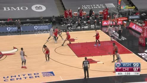 【NBA录像回放 原声】奇才VS公牛第4节 英文原声回放