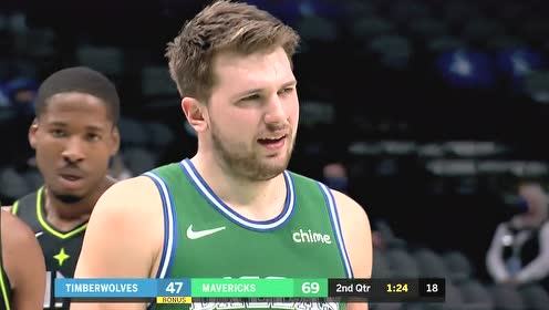 【NBA录像回放 国语】森林狼vs独行侠 第2节中文解说回放