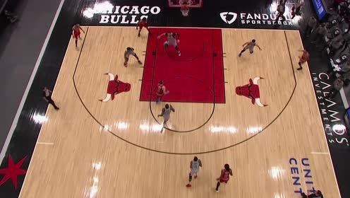 【NBA集锦】奇才105-101公牛 拉文错失关键球主场憾负奇才