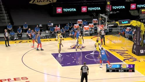 【NBA集锦】雷霆失误连线送大礼 詹姆斯轮转中距离予取予求