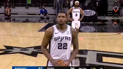 【NBA录像回放 国语】勇士vs马刺第4节中文解说回放