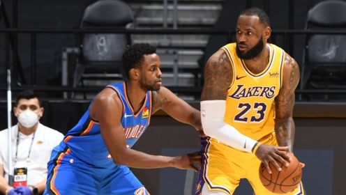 【NBA集锦】湖人队集锦 浓眉缺阵替补狂轰56分收获五连胜
