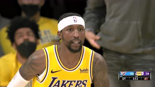 【NBA录像回放 原声】雷霆vs湖人加时赛 英文原声回放