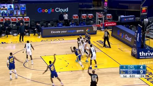 【NBA集锦】库里vs魔术集锦 狂飙10记三分砍40+8+5