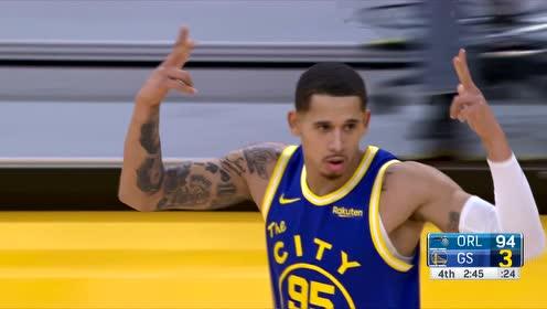 【NBA录像回放 国语】魔术vs勇士第4节 中文解说回放