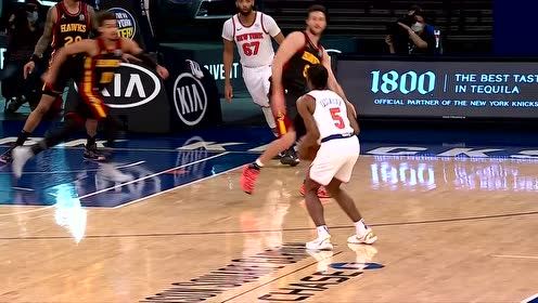 【NBA集锦】罗斯夹缝长传 奎格利抬手三分一箭穿心