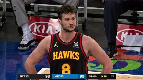 【NBA录像回放 国语】老鹰vs尼克斯第4节英文原声回放