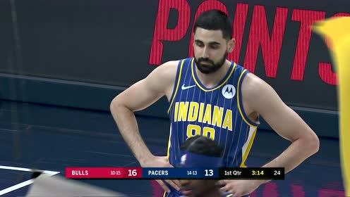 【NBA录像回放 国语】公牛vs步行者第1节中文解说回放