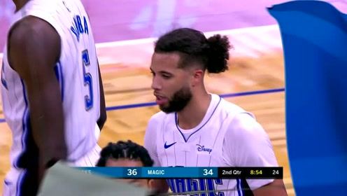 【NBA集锦】重现昔日风采！迈卡威双手隔扣中锋