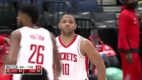 【NBA集锦】火箭vs猛龙第4节英文原声回放