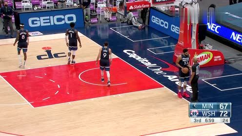 【NBA集锦】手感完全打开了 比尔弧顶骑马射箭三分命中靶心