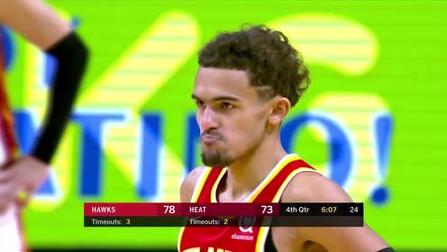 【NBA录像回放 国语】老鹰vs热火第4节中文解说回放