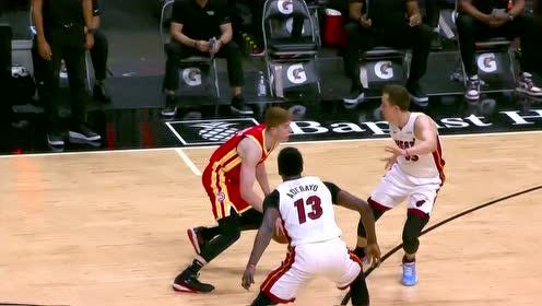 【NBA集锦】赫尔特直杀内线 强势投篮还有加罚