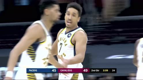 【NBA集锦】骤起发难冲击篮下 布罗格登空切进场上篮建功