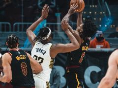 NBA常规赛：步行者114-111客场险胜骑士