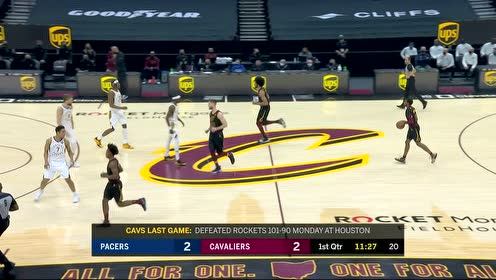 【NBA集锦】突破分球击鼓传花 加兰助飞艾伦双臂空接炸筐