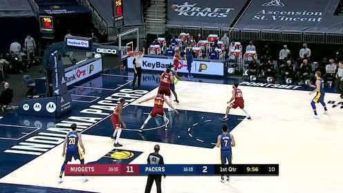 【NBA集锦】波特抢断暴扣一气呵成 单臂暴扣力劈华山