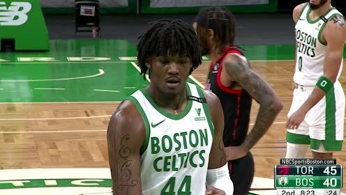 【NBA录像回放 原声】猛龙vs凯尔特人第2节 英文原声回放