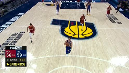 【NBA集锦】迈克德莫特抢断反击 一条龙暴扣轻松写意