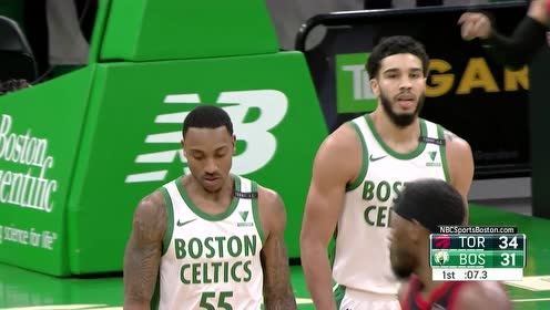 【NBA录像回放 原声】猛龙vs凯尔特人第1节 英文原声回放