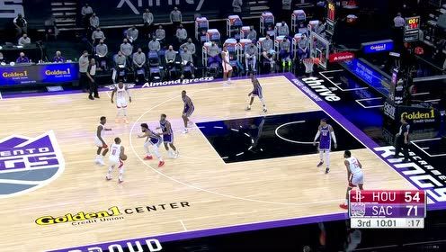 【NBA集锦】运气好怎么玩都有 奥迪信手一抛高难打进