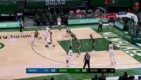 【NBA集锦】米德尔顿硬刚防守 转身后仰轻松写意