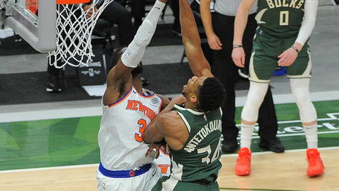 【NBA集锦】尼克斯101-134雄鹿 雄鹿7人上双轻取尼克斯