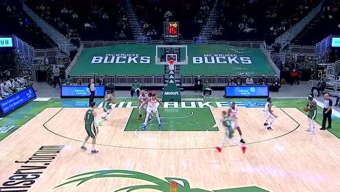 【NBA集锦】霍乐迪高抛连线 字母哥心领神会双手暴扣