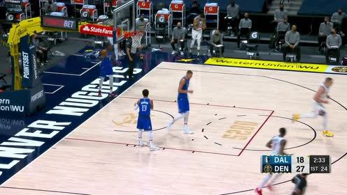 【NBA集锦】约基奇利用吨位强打内线 波神超远三分还以颜色