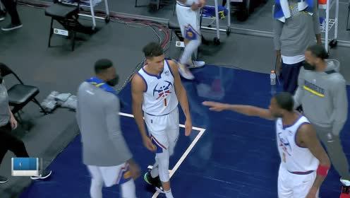 【NBA集锦】肉眼可见的天赋！波特转换反击一条龙打成2+1