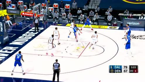 【NBA集锦】人人都是神枪手！独行侠第三节三分箭如下命中8记三分