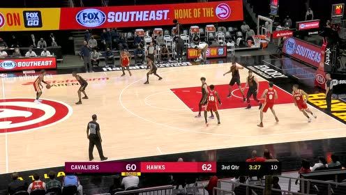 【NBA集锦】特雷杨大秀胯下运球舞步 博格丹接力妙传奈特爆扣