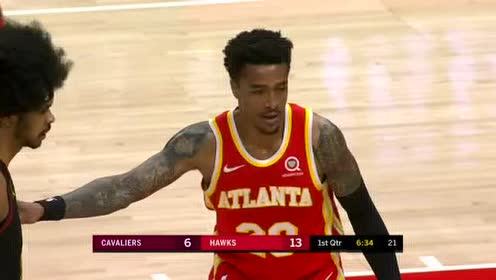 【NBA录像回放 原声】骑士vs老鹰第1节 英文原声回放