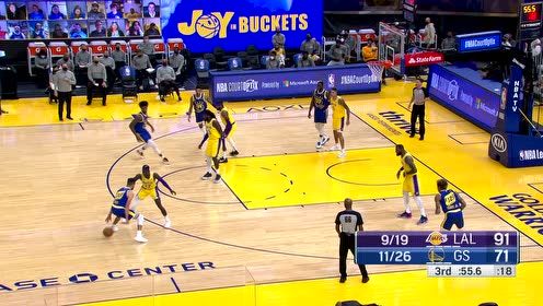 【NBA集锦】年轻人肩挑重任！詹姆斯仙人指路库兹马弧顶三分轰炸篮筐