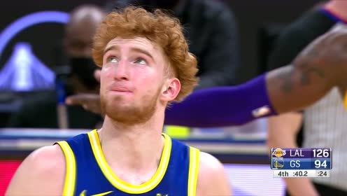 【NBA录像回放 原声】湖人vs勇士第4节英文解说回放