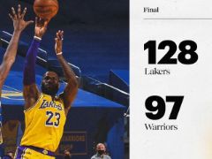 NBA常规赛：湖人大胜勇士，詹姆斯三双，库里27分，哈雷尔27+5