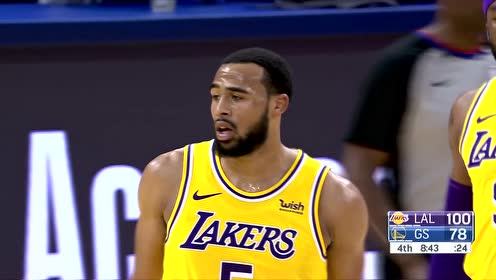 【NBA集锦】詹姆斯vs勇士集锦 全场22+10+11绝美后仰统领全队