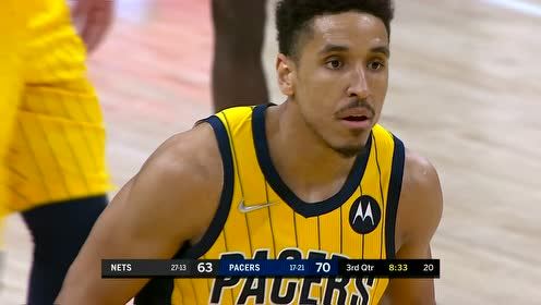 【NBA集锦】击地长传撕裂防线 布罗格登单骑闯关快攻得手