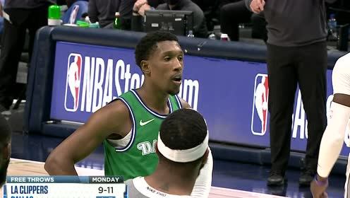 【NBA录像回放 原声】快船vs独行侠第2节英文原声回放