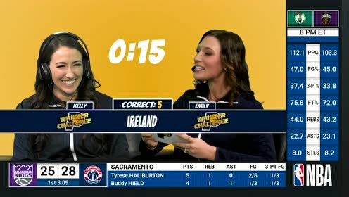 【NBA录像回放 原声】篮网vs步行者第1节英文解说回放